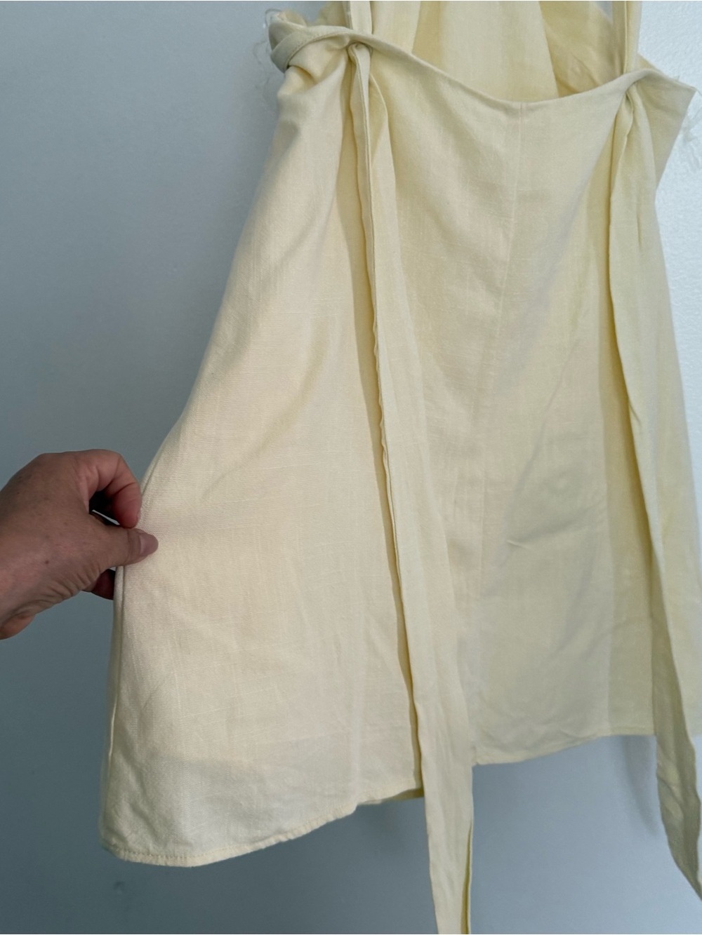Peppermayo butter yellow mini halter dress - Picture 5 of 8